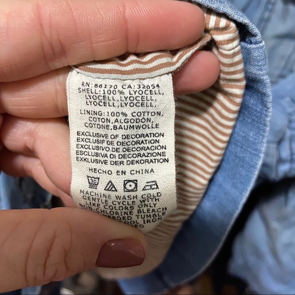 Anthropologie Marrakech chambray jacket - Picture 6 of 8